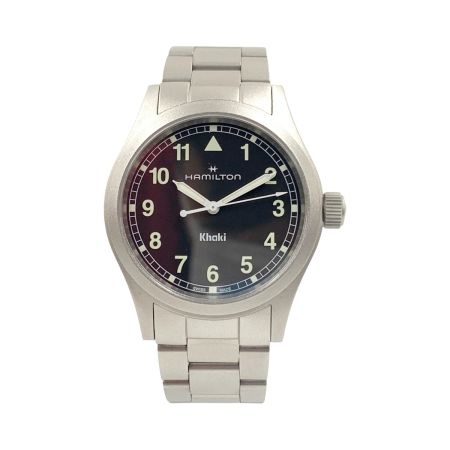 HAMILTON ハミルトン フィールド クォーツ 腕時計 H694010 グレー