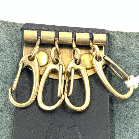  IL BISONTE イルビゾンテ キーリング キーケース 4連 本革 SKH026 ブラック