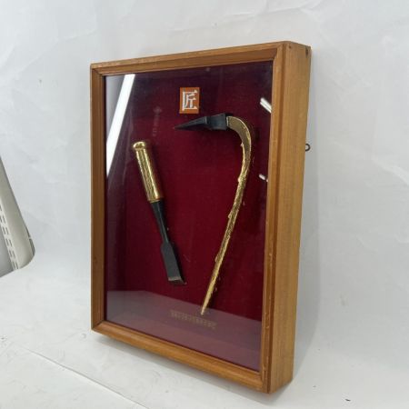  日本バードボード ガラスケース入り のみ ノミ 鑿 ちょうな