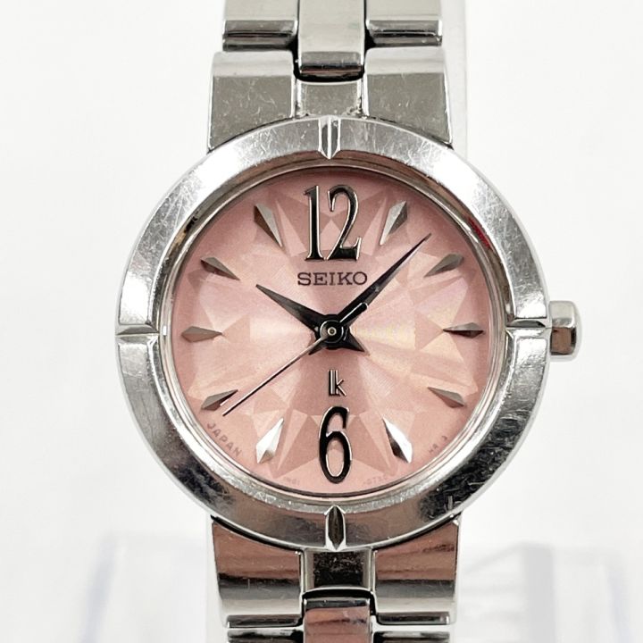 SEIKO セイコー レディース 腕時計 LUKIA 1N01-0KG0 ピンク - 中古
