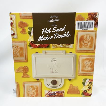  BRUNO ブルーノ PEANUTS ピーナッツ ホットサンドメーカー スヌーピー BOE069