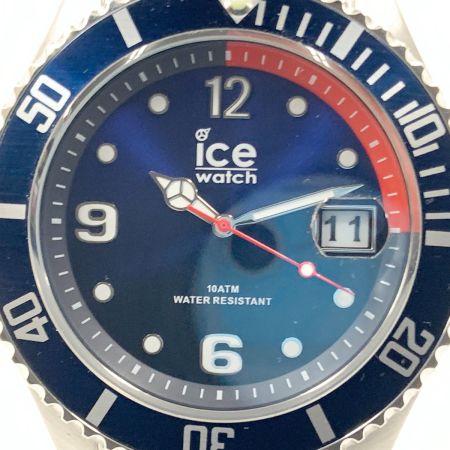  ICEWATCH アイス スティール ラージ 48mm  017-324 ブルー x レッド