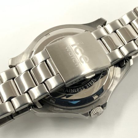  ICEWATCH アイス スティール ラージ 48mm  017-324 ブルー x レッド