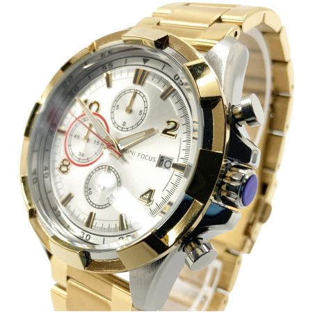  MINIFOCUS クロノグラフ 腕時計 MF0198G-03N ゴールド