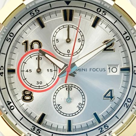  MINIFOCUS クロノグラフ 腕時計 MF0198G-03N ゴールド