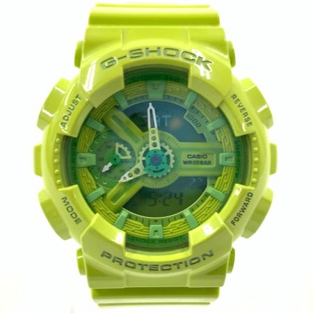  CASIO カシオ ショック Sシリーズ 海外モデル クォーツ  GMA-S110CC グリーン