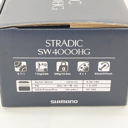  SHIMANO シマノ STRADIC 24 ストラディックSW 4000HG 047373 スピニングリール 