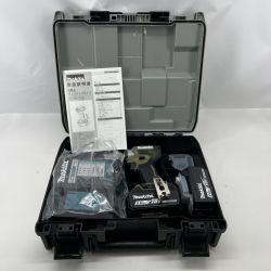 〇〇 MAKITA マキタ 充電式インパクトドライバ 18v 充電器・充電池2個・ケース付 TD173DRGXO オリーブ Sランク