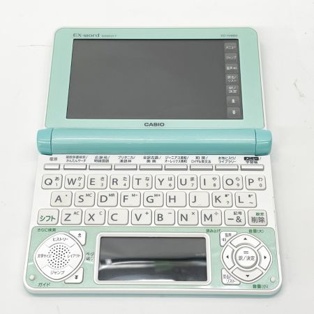  CASIO カシオ エクスワード 計算機 電子辞書 XD-N4800 ライトグリーン
