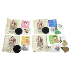 〇〇 KAIYODO Co.,Ltd. 海洋堂 アルプスの少女ハイジ とろけるチーズのプチパン フィギュア4個 Bランク