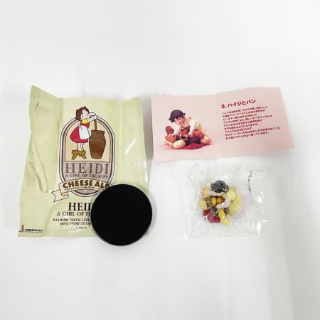  KAIYODO Co.,Ltd. 海洋堂 アルプスの少女ハイジ とろけるチーズのプチパン フィギュア4個