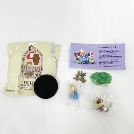  KAIYODO Co.,Ltd. 海洋堂 アルプスの少女ハイジ とろけるチーズのプチパン フィギュア4個