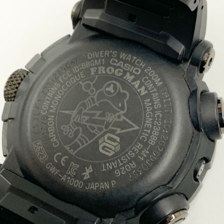  CASIO カシオ G-SHOCK Gショック フロッグマン ソーラー電波クォーツ GWF-A1000XC ブラック x オレンジ