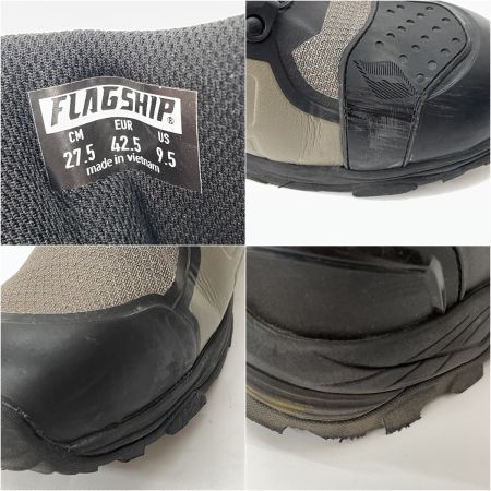  FLAGSHIP バイクブーツ フィールドライドシューズ size27.5cm FSB-803 オリーブ