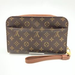 〇〇 LOUIS VUITTON ルイヴィトン モノグラム オルセー セカンドバッグ M51790 ブラウン Bランク