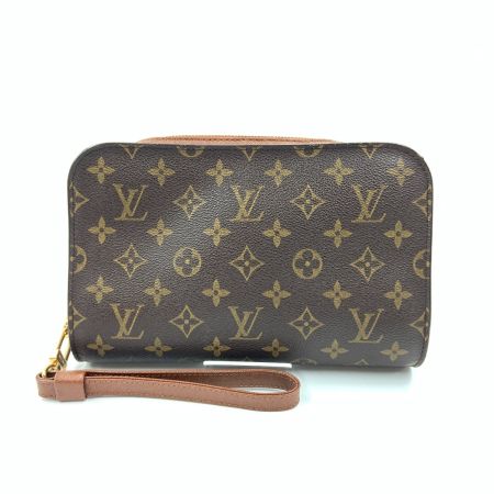  LOUIS VUITTON ルイヴィトン モノグラム オルセー セカンドバッグ M51790 ブラウン