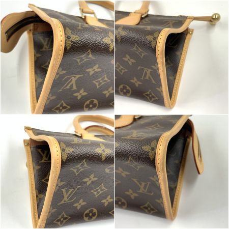  LOUIS VUITTON ルイヴィトン モノグラム ポパンクール ハンドバッグ M40009 ブラウン