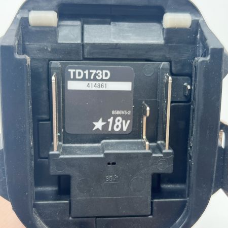  MAKITA マキタ インパクトドライバ 充電池1個付 TD173D ブラック