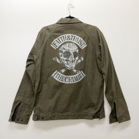  CRIMIE クライミー メンズ  ジャケット スカル SIZE M カーキ