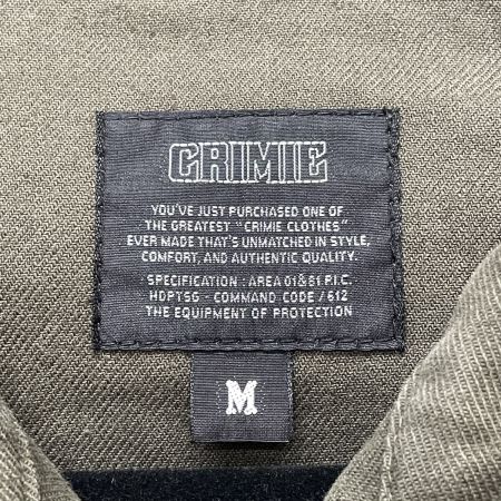  CRIMIE クライミー メンズ  ジャケット スカル SIZE M カーキ