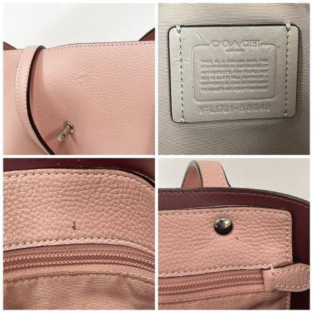  COACH コーチ トートバッグ 58849 ピンク