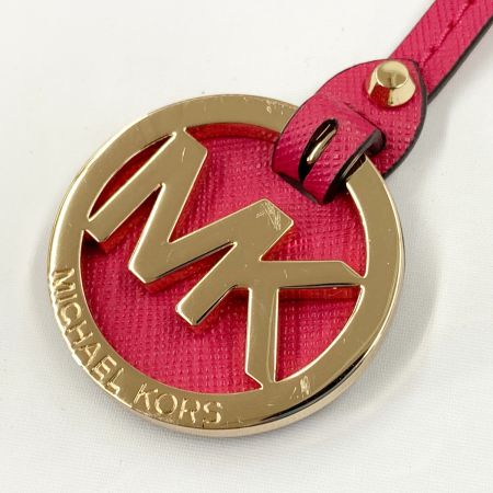  MICHAEL KORS マイケルコース ジェットセット ロゴ トートバッグ 30S7GTTT8B ブラウン x ピンク