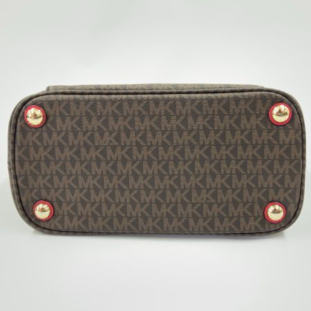  MICHAEL KORS マイケルコース ジェットセット ロゴ トートバッグ 30S7GTTT8B ブラウン x ピンク