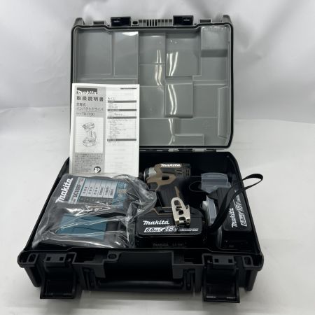  MAKITA マキタ 充電器・充電池2個・ケース付 コードレス式 18v 6.0Ah TD173DGXAB ブラウン