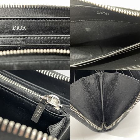  Dior 長財布 Saddle ロングジップウォレット 2ADBC315YKK_H00N ブラック