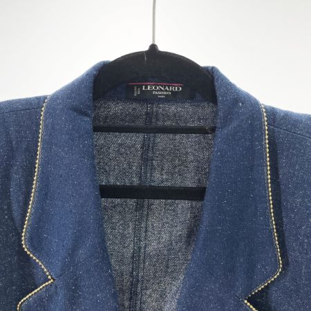  LEONARD レオナール レディース ジャケット サイズ15AR デニム