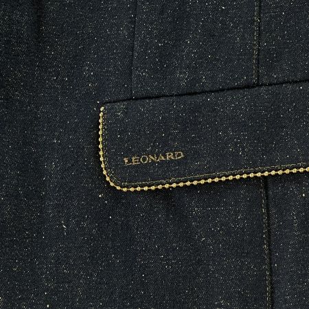  LEONARD レオナール レディース ジャケット サイズ15AR デニム