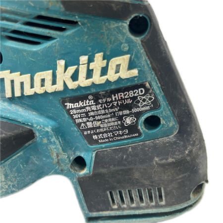 MAKITA マキタ 28mm 36V(18V+18V) 充電式ハンマドリル 本体のみ HR282D グリーン 程度C
