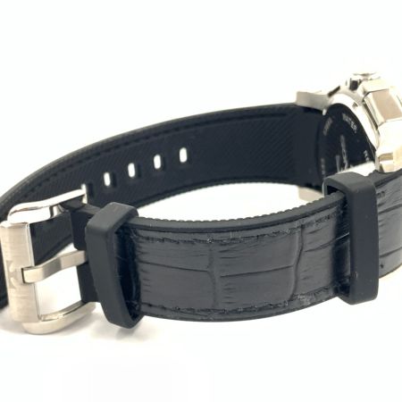  TECHNOS テクノ クロノグラフ メンズ クォーツ 腕時計 T8637SB シルバー x ブラック