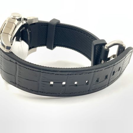  TECHNOS テクノ クロノグラフ メンズ クォーツ 腕時計 T8637SB シルバー x ブラック