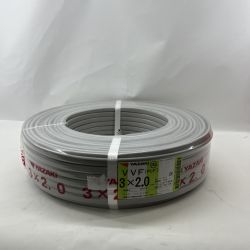 〇〇 YAZAKI YAZAKI 電材 VVFケーブル 3芯 3× 2.0 PbF 100m 未開封品 Sランク