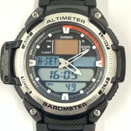  CASIO カシオ スポーツ ギア 腕時計 SGW-400H ブラック 現状渡し ジャンク品
