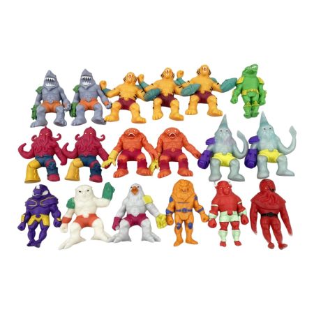   デアゴスティーニ ストレッチーズ パワーミュータント 19体