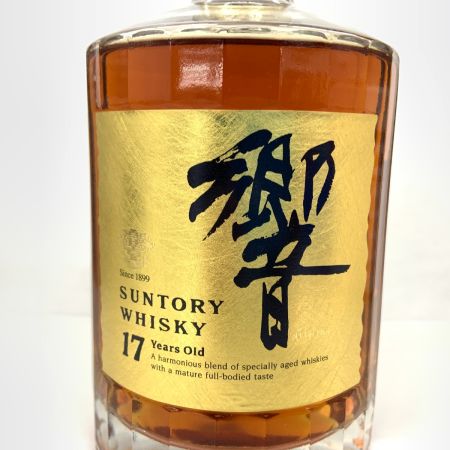 【北海道内限定発送】 HIBIKI サントリーヒビキ 響 17年 両面 ゴールドラベル 750ml 国産ウイスキー  未開栓