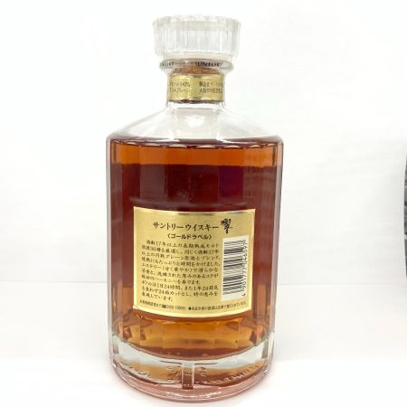 【北海道内限定発送】 HIBIKI サントリーヒビキ 響 17年 両面 ゴールドラベル 750ml 国産ウイスキー  未開栓