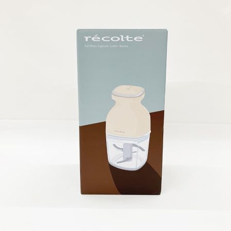  recolte コードレス カプセルカッターボンヌ RCP-7 W 未使用品
