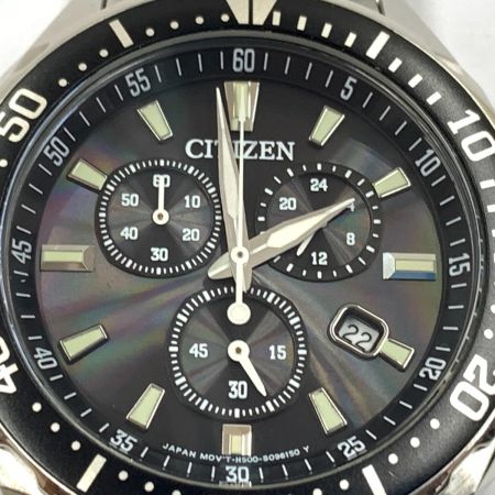  CITIZEN シチズン シチズンコレクション メンズ ソーラー クォーツ 腕時計 vo10-6771f シルバー  x ブラック