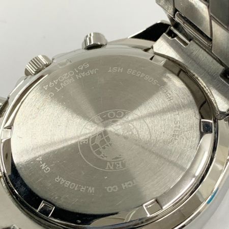  CITIZEN シチズン シチズンコレクション メンズ ソーラー クォーツ 腕時計 vo10-6771f シルバー  x ブラック