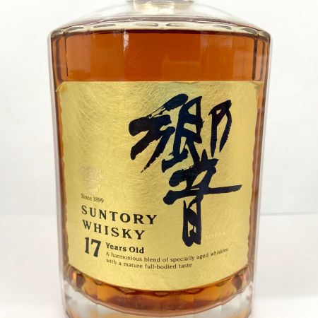 【北海道内限定発送】 HIBIKI サントリーヒビキ 響 17年 両面 ゴールドラベル 750ml 国産ウイスキー  未開栓