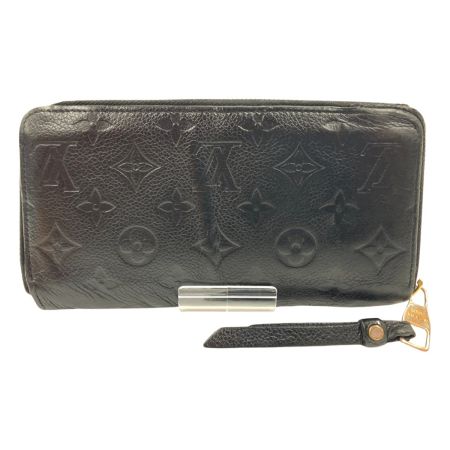  LOUIS VUITTON ルイヴィトン モノグラム アンプラント ジッピーウォレット ラウンドファスナー長財布　 M61864 ブラック