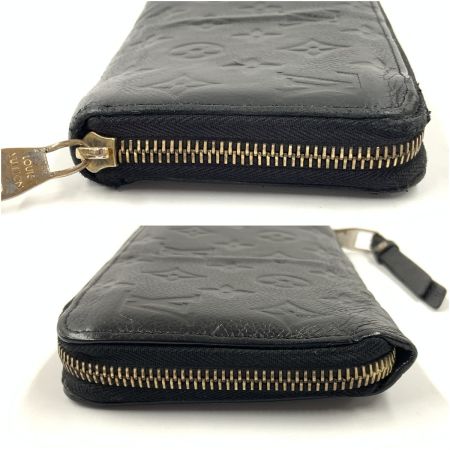  LOUIS VUITTON ルイヴィトン モノグラム アンプラント ジッピーウォレット ラウンドファスナー長財布　 M61864 ブラック