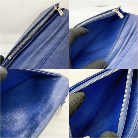  LOUIS VUITTON ルイヴィトン タイガラマ ポルトフォイユ ブラザ 二つ折り長財布  M30297 ネイビー