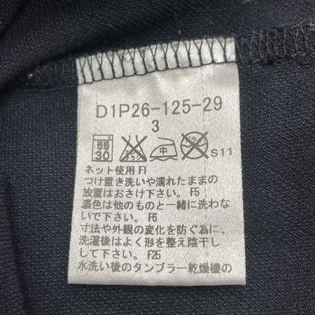  BURBERRY BLACK LABEL バーバリーブラックレーベル メンズ ポロシャツ SIZE3 D1P26-125-29 ネイビー