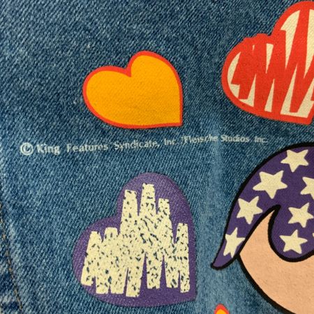   BETTY BOOP ベティー ブープ ベティちゃん プリント レディース デニムジャケット ブルー