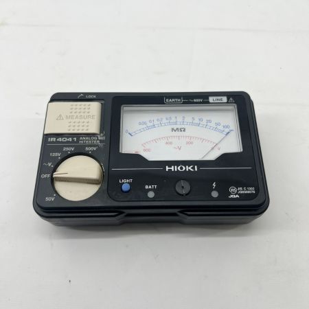  HIOKI 絶縁抵抗計 4レンジ アナログメグオームハイテスタ  IR4041