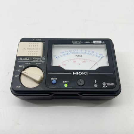  HIOKI 絶縁抵抗計 4レンジ アナログメグオームハイテスタ  IR4041